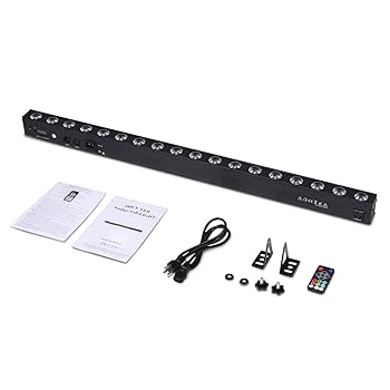 reas1:read1セット Amazon.com: ENDYSHOW LED Stage Wash Light Bar,18LEDs RGBA 4